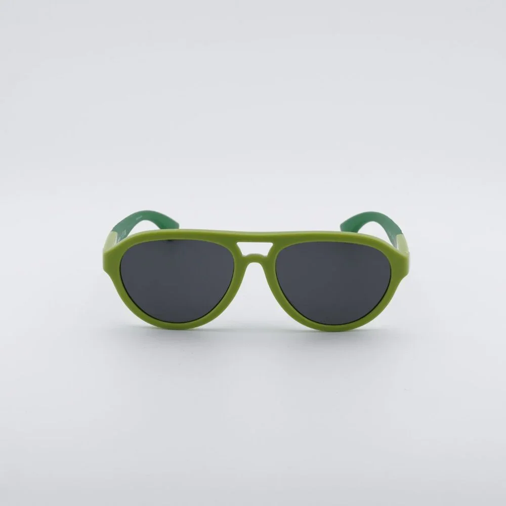 Burberry Kids JB4005U 418287 Sunglasses Green Aviator Frame, Grey Lenses